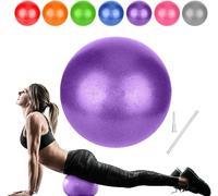 Slep-Ballon Pilates 25 Cm, Balle Fitness, Ballon Paille, Petit Pilates Ball Plastique, Swiss Ball De Gym Yoga Grossesse Siege Bureau, Formation De Base & Thérapie Physique & Améliorer L'équilibre