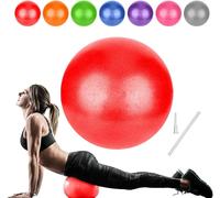 Slep-Ballon Pilates 25 Cm, Balle Fitness, Ballon Paille, Petit Pilates Ball Plastique, Swiss Ball De Gym Yoga Grossesse Siege Bureau, Formation De Base & Thérapie Physique & Améliorer L'équilibre