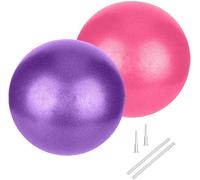 Slep-Ballon Pilates 25 Cm, Balle Fitness, Ballon Paille, Petit Pilates Ball Plastique, Swiss Ball De Gym Yoga Grossesse Siege Bureau, Formation De Base & Thérapie Physique & Améliorer L'équilibre