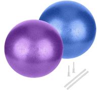 Slep-Ballon Pilates 25 Cm, Balle Fitness, Ballon Paille, Petit Pilates Ball Plastique, Swiss Ball De Gym Yoga Grossesse Siege Bureau, Formation De Base & Thérapie Physique & Améliorer L'équilibre