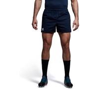 Slep-Canterbury Men's Professional Cotton Shorts, Rugby Short, Internal Drawstring & Pockets, Gym/Training Short Men's Professional Cotton Short - Black, Large