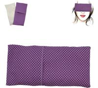 Slep-Coussin De Yoga Pour Les Yeux - Oreillers Pour Les Yeux Lilas 1 Rembourrage Et 1 Housse Lavable Graines De Lavande Et De Riz Yoga, Méditation, Relaxation, Reposer Des Yeux
