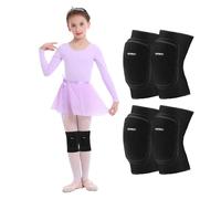 Slep-Genouillère Danse Enfant 2 Paires, Genouillère Handball Enfant, Souple Protege Genoux Sport Pour Football Skate Vtt Yoga Hip Hop Patinage