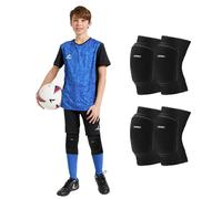 Slep-Genouillère Danse Enfant 2 Paires, Genouillère Handball Enfant, Souple Protege Genoux Sport Pour Football Skate Vtt Yoga Hip Hop Patinage