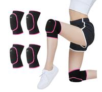 Slep-Genouillère Danse Enfant 2 Paires, Genouillère Handball Enfant, Souple Protege Genoux Sport Pour Football Skate Vtt Yoga Hip Hop Patinage
