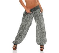 Slep-Malito Harem Pantalon En Style Boyfriend Avec Orient Print Aladin Yoga 3488 Femme Taille Unique