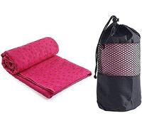 Slep-Microfibre Yoga Mat Towel, Anti-Skip Plain Color Yoga, Pilates, Sports,Fitness,Home,Beach, Traveling, Camping