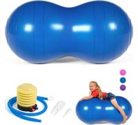 Slep-Peanut Ball, Balle De Massage Pour Yoga Pilates Physiothérapie, Anti-Burst Ball D'exercice 90x45cm Avec Pompe À Main, Gym Qualité Fitness Ball Pour Grossesse, Enfants, Femmes, Hommes