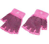 Slep-Prosource Fit Grippy Gants De Yoga Avec Design Ferme Sans Doigts Taille Unique Gants De Yoga Avec Poignées Pour Homme Et Femme Gris