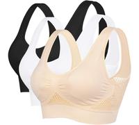Slep-Soutien-Gorge Quotidien Doux Femmes Large Bretelles Brassière Sans Couture Sommeil Avec Coussin Amovible Rembourré Respirant Pour Yoga Plus Taille