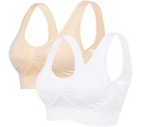 Slep-Soutien-Gorge Quotidien Doux Femmes Large Bretelles Brassière Sans Couture Sommeil Avec Coussin Amovible Rembourré Respirant Pour Yoga Plus Taille