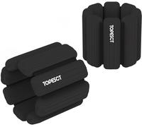 Slep-Topesct Lot De 2 Poids Réglables (450 G Chacun), Poignets Et Chevilles, Pour Yoga, Danse, Barre, Pilates, Cardio, Aérobic, Marche
