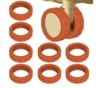 Sleve de Roue de Voyage Universelle à 8 pièces, couvercles de Roue à Bagages Anti-Pitch, étui de Protection pour Les Roues en Silicone pour la Roue pivotante Toits de Protection pour Roues -