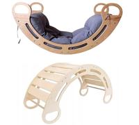 Slevobox Aire de Jeux Interieur pour Enfants 85x41x39cm - Arche Montessori avec Coussin - Arche Escalade Montessori pour Enfants avec Développement de la Motricité - Arche Escalade Bebe