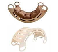 Slevobox Aire de Jeux Interieur pour Enfants 85x41x39cm - Arche Montessori avec Coussin - Arche Escalade Montessori pour Enfants avec Développement de la Motricité - Arche Escalade Bebe