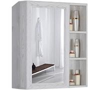 SLGGPJBU Armoire de salle de bain à miroir murale pour la maison ou l'hôtel, armoire rectangulaire en aluminium avec miroir de salle de bain