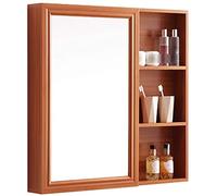 SLGGPJBU Armoire murale de salle de bain, organisateur de rangement miroir de salle de bain, étagère de salle de bain, miroir mural, miroir de salle de bain, support mural