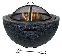 SLGGPJBU Brasero extérieur, barbecue grill, design marbre noir, matériau oxyde de magnésium, résistance aux hautes températures, solide, haut de gamme