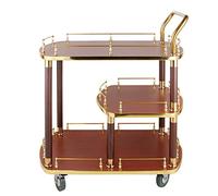 SLGGPJBU Chariot de cuisine, chariot de service de bar roulant, chariot de livraison de nourriture d'hôtel, adapté pour les fêtes, les réunions ?