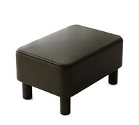 SLGGPJBU Lot de 3 tabourets de salon, tabouret bas, banc long, tabouret à chaussures, tabouret de porte, tabouret en cuir