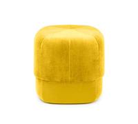 SLGGPJBU Ottoman rembourré en velours, tabouret rond, repose-pieds élégant pour salon, chambre à coucher, siège supplémentaire et plateau de table basse douce