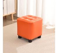 SLGGPJBU Petit tabouret de maquillage - Élégant et confortable en similicuir rembourré pour la maison, la chambre à coucher - Repose-pieds canapé