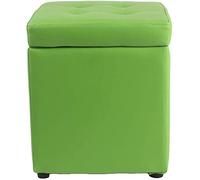 SLGGPJBU Pouf cube de rangement en similicuir avec plateau de rangement pour jouets avec charnière sur le dessus