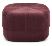 SLGGPJBU Pouf ottoman rond capitonné en velours doré avec cadre en bois massif