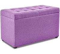 SLGGPJBU Rangement pour siège de tabouret, tabourets repose-pieds en bois, pouf pour repose-pieds extérieur, repose-pieds portable - pour salon, chambre à coucher, petit espace, jaune