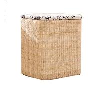 SLGGPJBU Repose-pieds avec boîte de rangement pour adultes - Repose-pieds en rotin tissé - Multifonction - Pour salon, chambre à coucher