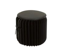 SLGGPJBU Repose-pieds ottoman pliable, rond, imperméable et très résistant, décoratif, tabouret pour canapé, table basse, tabouret pour salon, kaki