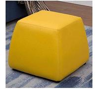 SLGGPJBU Repose-pieds pliable pour pieds de repos, tabouret de rangement, tabouret multifonction trapézoïdal en cuir, tabouret de canapé, tabouret rembourré