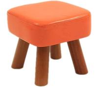 SLGGPJBU Repose-pieds pour pieds de repos, banc à chaussures à langer, tabourets à récurer, pieds carrés en bois rembourrés, siège confortable, chaise multifonction pour la maison