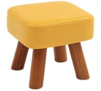 SLGGPJBU Repose-pieds pour pieds de repos, banc à chaussures à langer, tabourets à récurer, pieds carrés en bois rembourrés, siège confortable, chaise multifonction pour la maison