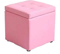SLGGPJBU Repose-pieds, repose-pieds, tabouret de coiffeuse, repose-pieds de rangement, tabouret de canapé, housse de tabouret multifonction en cuir, pour maison, porche, banc à chaussures,