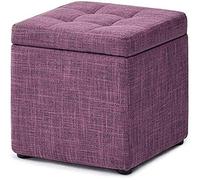 SLGGPJBU Repose-pieds, tabouret de coiffeuse, tabouret de rangement, tabouret de rangement en tissu tendance, banc à chaussures, pour la maison, le salon, le petit tabouret d'appartement, 30 × 30 × 35