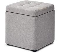 SLGGPJBU Repose-pieds, tabouret de coiffeuse, tabouret de rangement, tabouret de rangement en tissu tendance, banc à chaussures, pour la maison, le salon, le petit tabouret d'appartement, 30 × 30 × 35