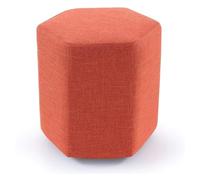SLGGPJBU Tabouret à langer pour chaussures Repose-pieds, Repose-pieds multifonction Maquillage Portable Maquillage Tabouret Canapé Pique-nique Siège Polyvalent Peu encombrant Antidérapant Orange