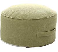 SLGGPJBU Tabouret ottoman rond, canapé, tabouret, repose-pieds, repose-pieds, marchepied avec poignée, housse amovible pour la maison, couleur : violet