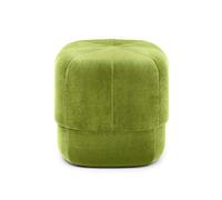 SLGGPJBU Tabouret ottoman rond en velours doux rembourré, idéal pour salon, chambre à coucher, 40 x 40 x 46 cm