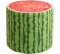 SLGGPJBU Tabouret ottoman rond rembourré, repose-pieds amovible, housse antidérapante pour canapé, repose-pieds pour chaussures à langer, table basse -F