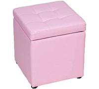 SLGGPJBU Tabouret pliable en similicuir pour économiser de l'espace, organiseur de pièce pour s'asseoir et se reposer, chaise verte pour la décoration de la maison