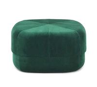 SLGGPJBU Tabouret Rond Ottoman Table Basse Velours Doux Repose-Pieds Rembourré Siège Supplémentaire Idéal pour Le Salon Chambre 40x40x46cm