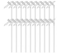 SLIAXINT 20 PCS Buses de Mousse Expansive pour Pistolet Mousse Expansive | Tubes de Remplacement Polyéthylène Transparent pour Mousse Polyuréthane Expansive, Isolation, Scellement et Bricolage DIY