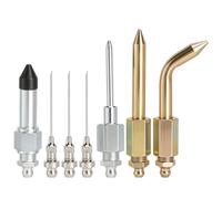 SLIAXINT 7 Pièces Embout Pompe à Graisse Manuelle Graisseur Daptateur Grease Gun Accessory Kit Adaptateur pour Roulements et Espaces Restreints