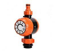 SLIAXINT minuteur d'arrosage de Jardin mécanique programmateur arrosage 120 Min arrosage Automatique avec Filtre Irrigation de Jardin raccord Quick-Click horaires Flexibles et Ajustables, Orange