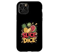 Slice Dice Ananas Kiwi Pastèque Amusant Coque pour iPhone 11 Pro
