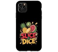 Slice Dice Ananas Kiwi Pastèque Amusant Coque pour iPhone 11 Pro Max