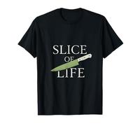 Slice of Life Couteau Design Cuisine Artisanat Vêtements T-Shirt