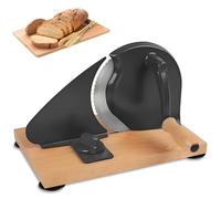 Slicer De Pain Manuel Classique, Trancheuse De Nourriture à La Maison avec Lame en Acier Inoxydable, 0,2 Pouce-0,78 Pouce D'épaisseur Réglable Cutter à Pain en Acier Inoxydable pour Levain Fait